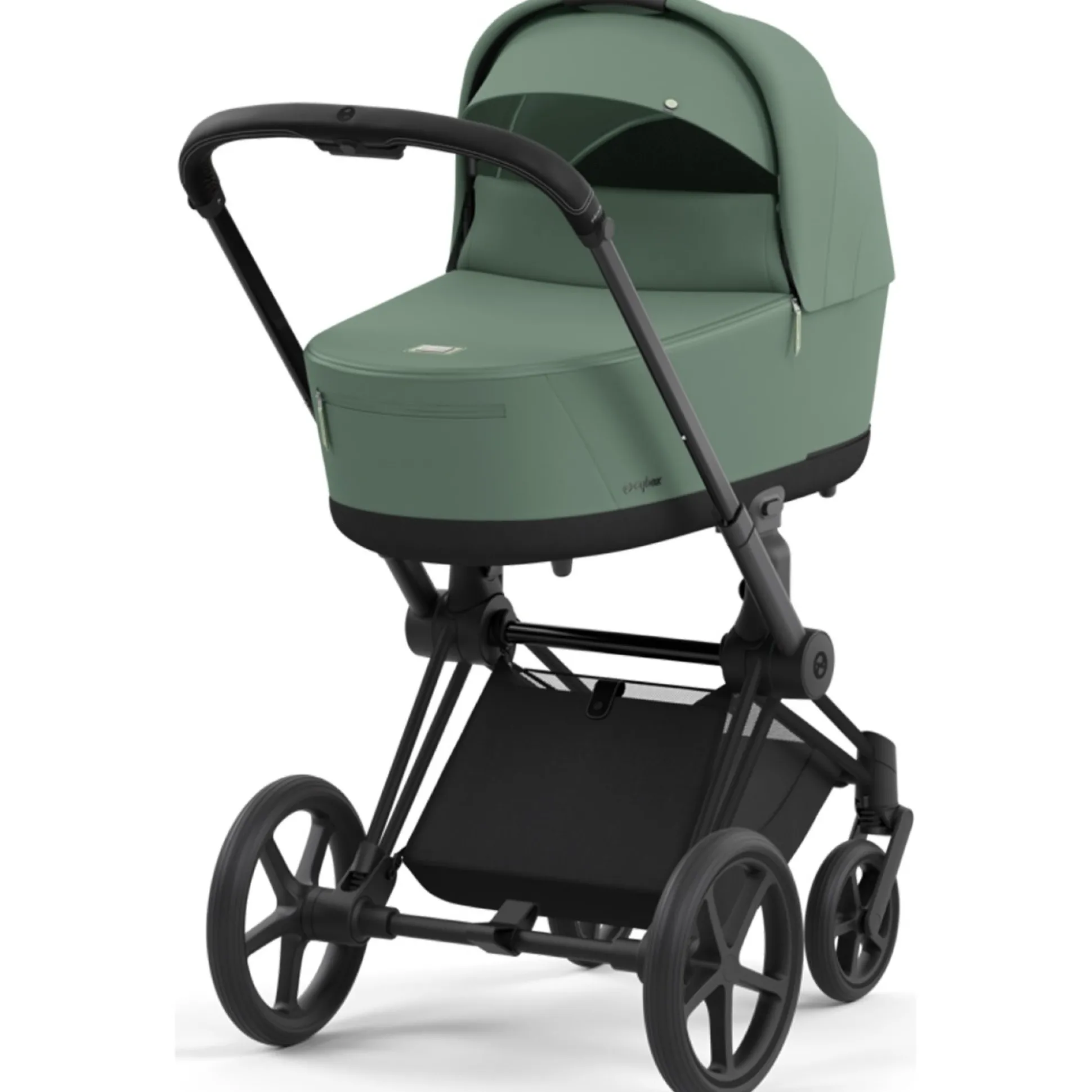 Cybex Priam4 compleet Matt Black frame Leaf Green