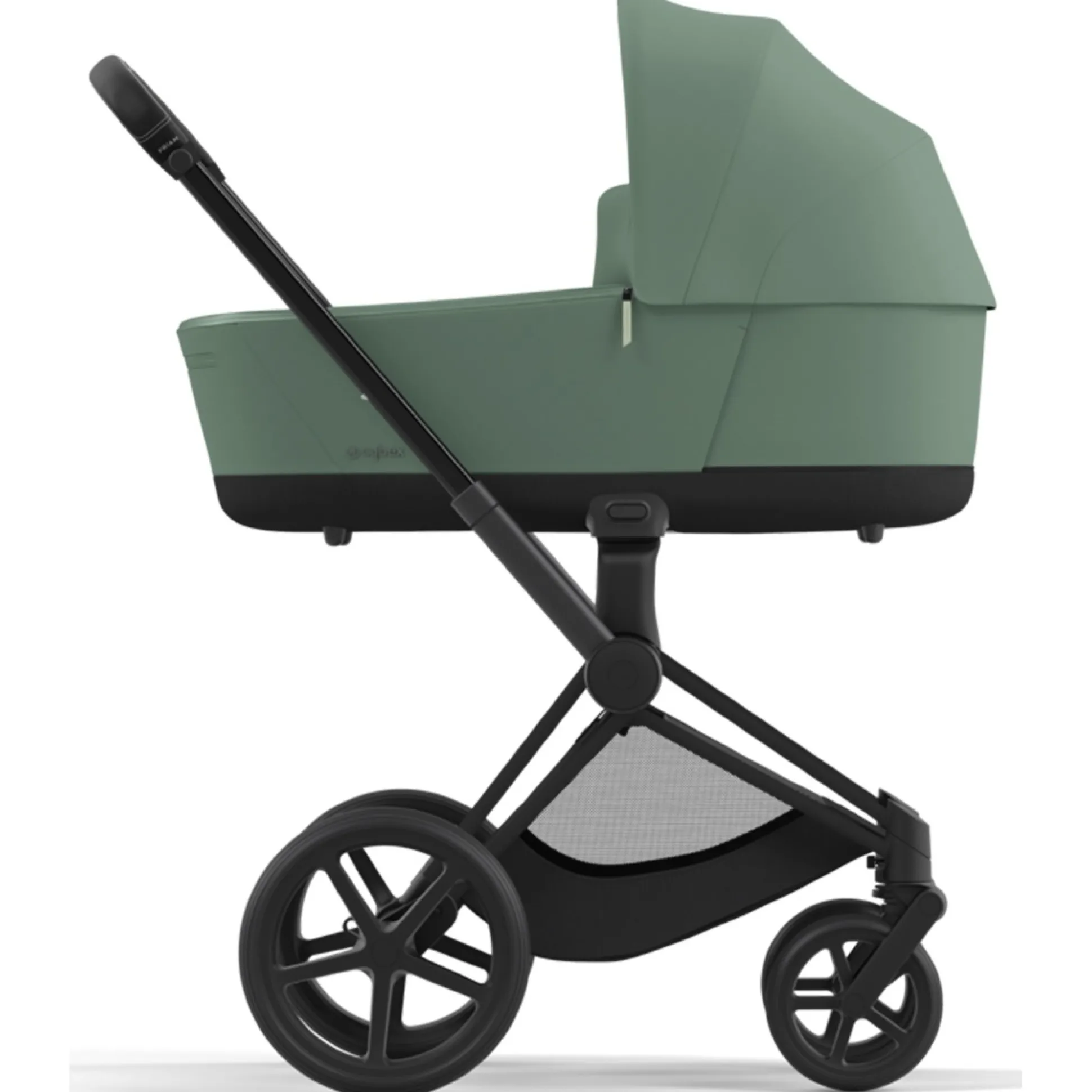 Cybex Priam4 compleet Matt Black frame Leaf Green