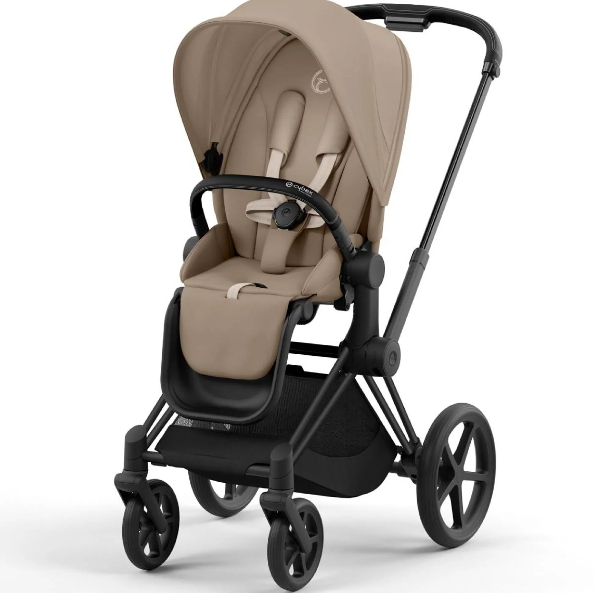 Cybex Priam4 compleet Matt Black frame Cozy Beige