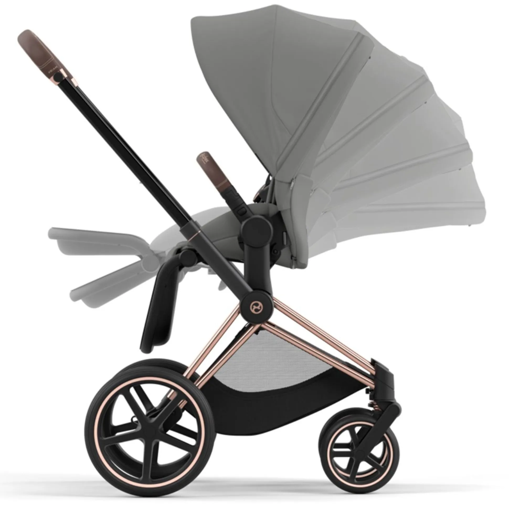 Cybex Priam4 compleet Rosegold Mirage Grey