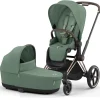 Cybex Priam4 compleet Rosegold Leaf Green