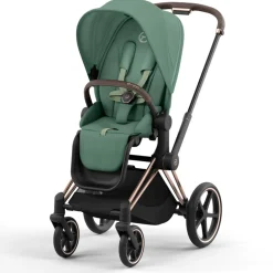 Cybex Priam4 compleet Rosegold Leaf Green