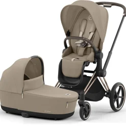 Cybex Priam4 compleet Rosegold Cozy Beige