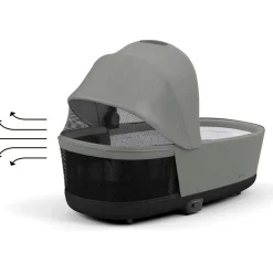Cybex Priam4 Lux reiswieg Mirage Grey