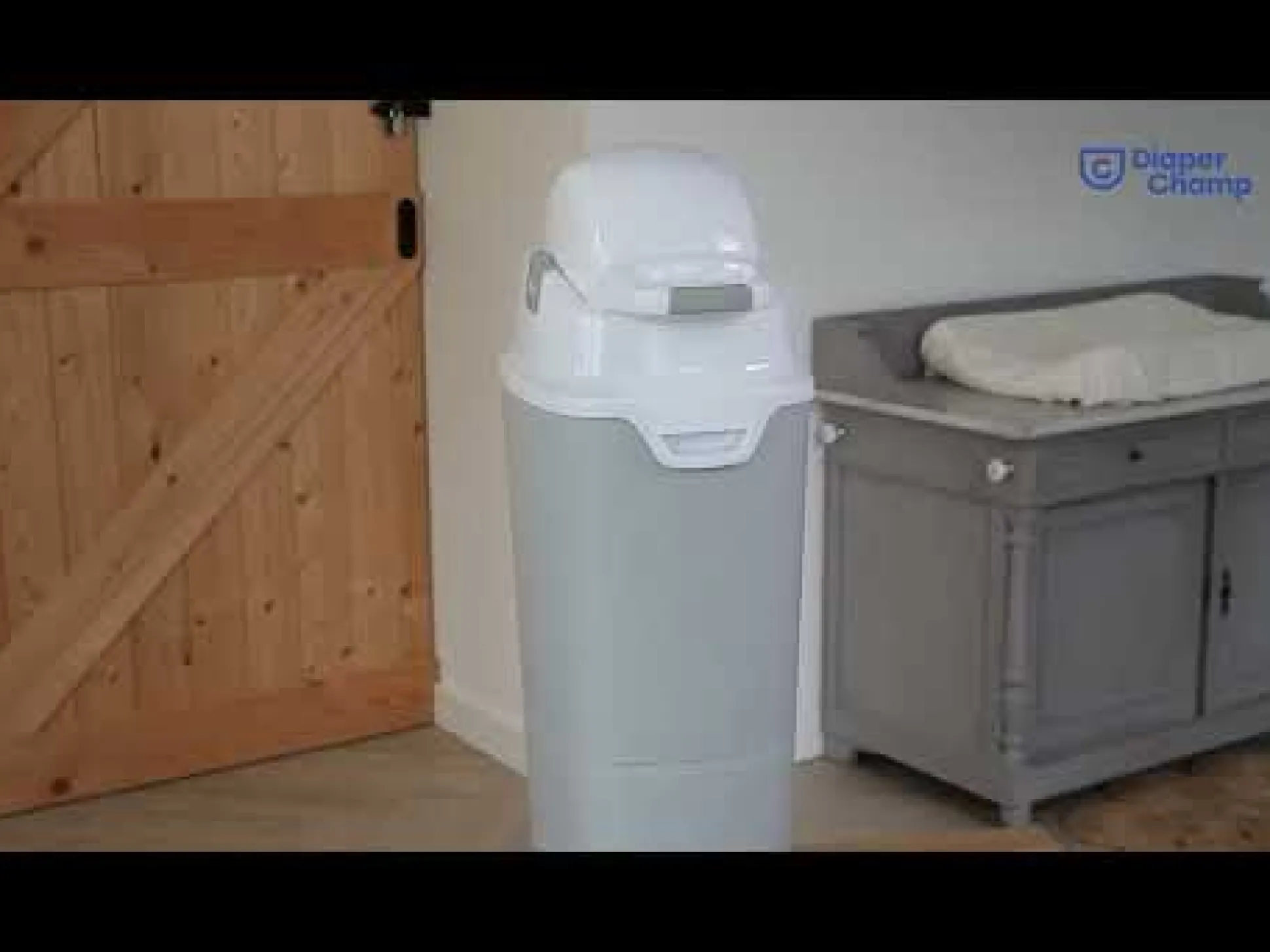 DiaperChamp One Maxi luieremmer zilver