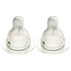 Difrax flessenspeen Natural maat Small - 2 stuks transparant