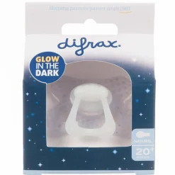 Difrax fopspeen glow in the dark 20+ maanden Onbehandeld/Naturel