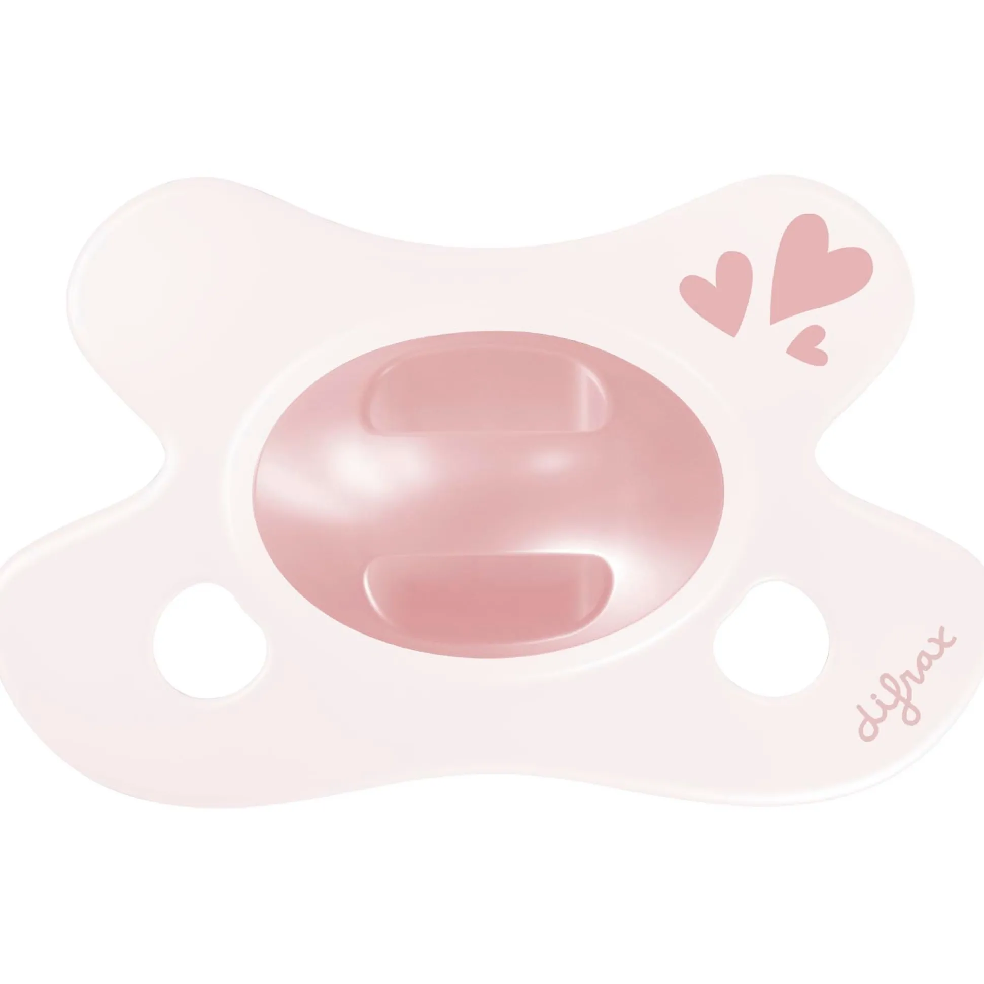 Difrax fopspeen little venture newborn Light Pink