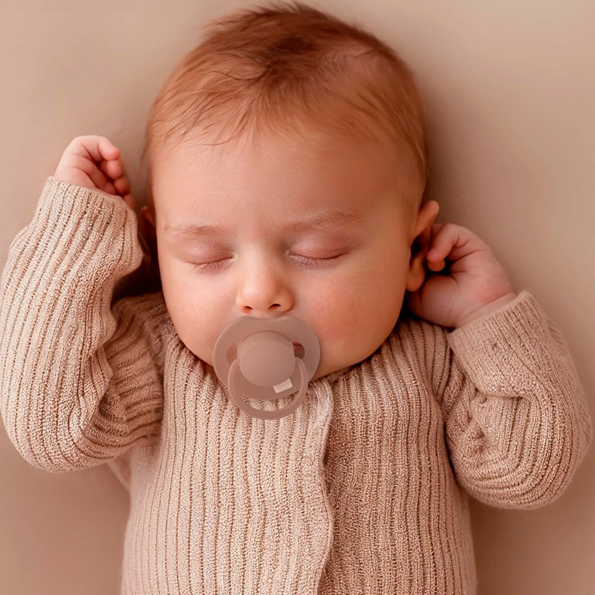 Difrax fopspeen LOVI 0-6 maanden Ecru