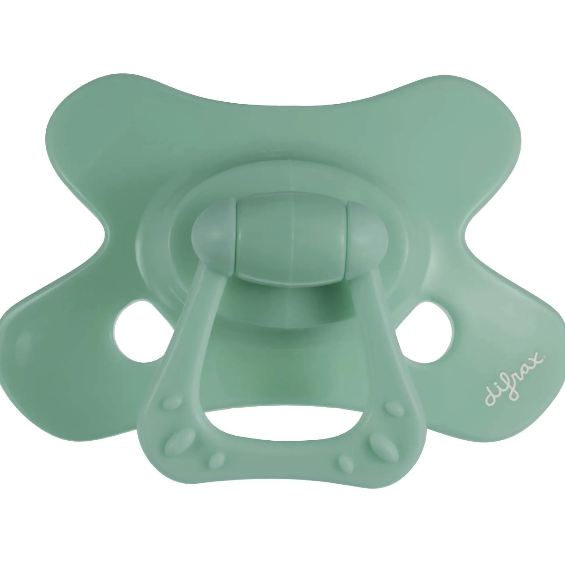 Difrax fopspeen Natural Pure 12+ maanden Mintgreen