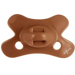Difrax fopspeen Natural Pure 0-6 maanden Brown