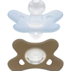 Difrax Fopspeen natural siliconen 0-6M Blue Sky