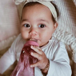 Difrax handgreep fles 240ml roze