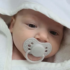 Difrax Lovi Fopspeen 0-3M Harmony Grey