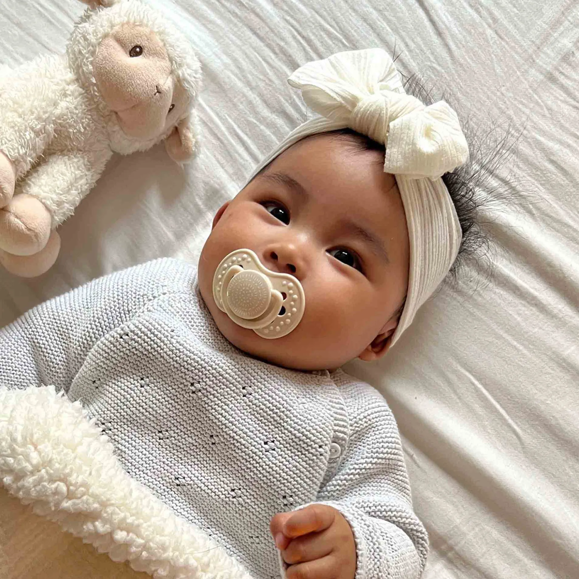 Difrax Lovi Fopspeen 3-6M Harmony Beigebrown