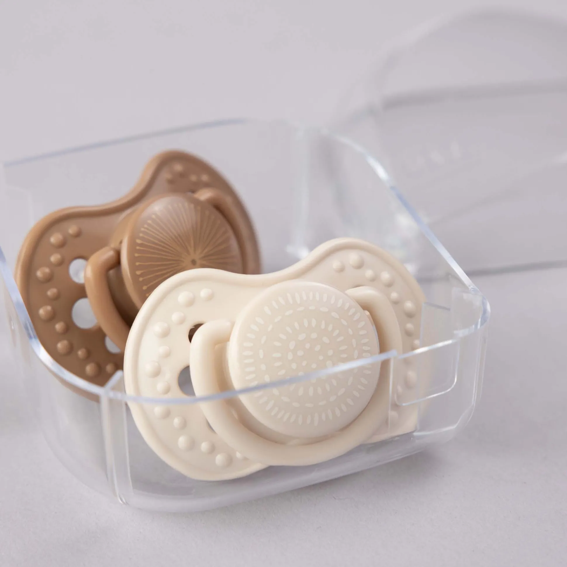 Difrax Lovi Fopspeen 6-18M Harmony Beigebrown