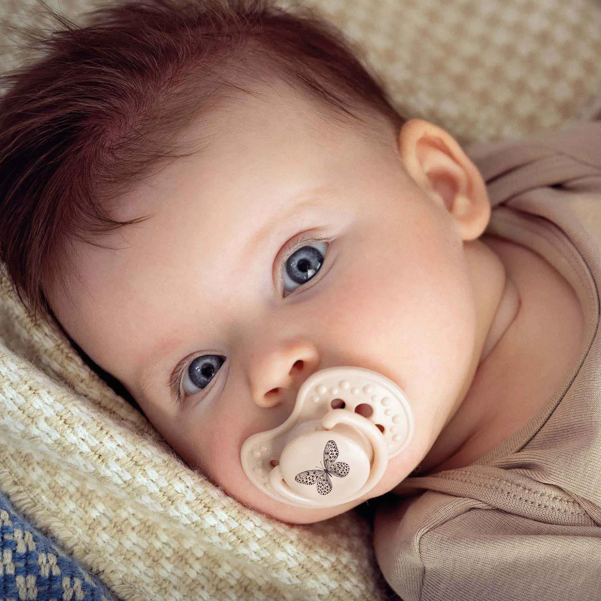 Difrax Lovi Fopspeen 6-18M Harmony Beigebrown