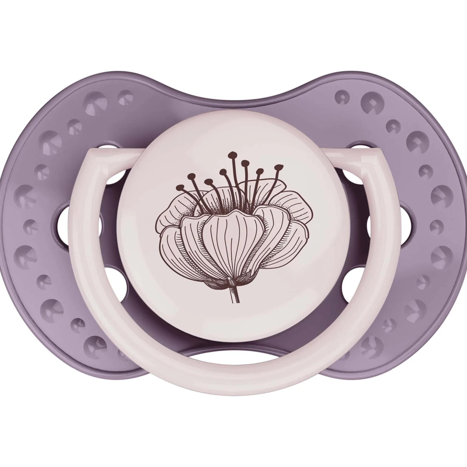 Difrax Lovi Fopspeen 6-18M Harmony Pink