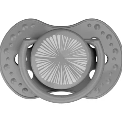 Difrax Lovi Fopspeen 3-6M Harmony Grey