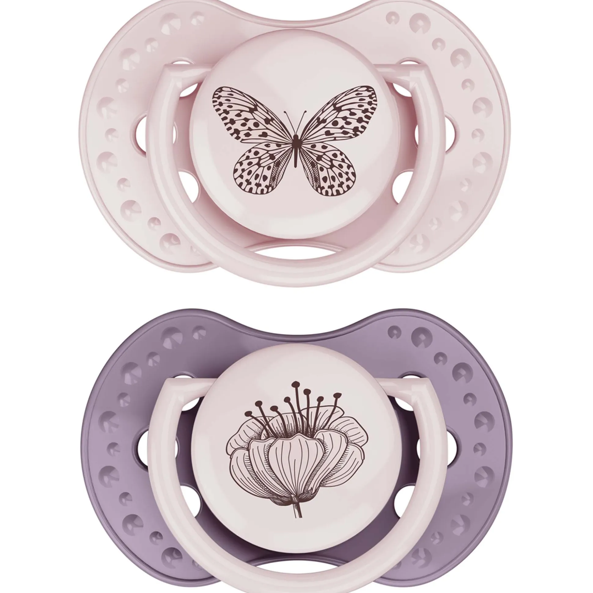 Difrax Lovi Fopspeen 3-6M Harmony Pink