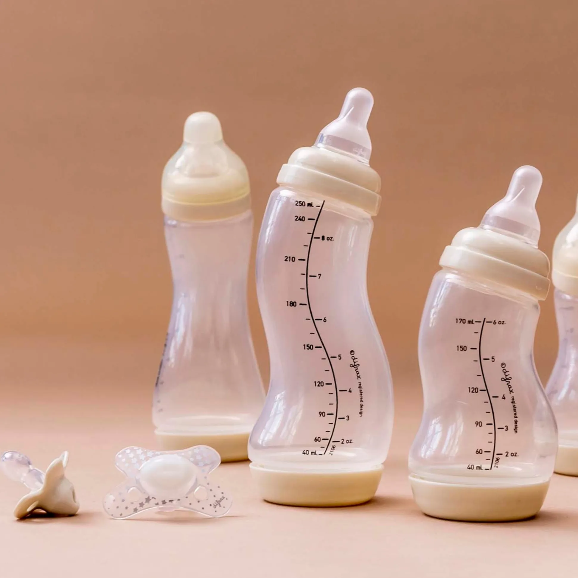 Difrax newborn starterset S-flessen wit