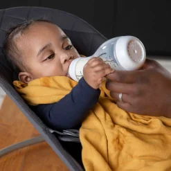 Difrax startersset S-flessen met borstel grijs