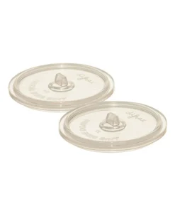 Difrax ventiel s-fles 2 stuks transparant