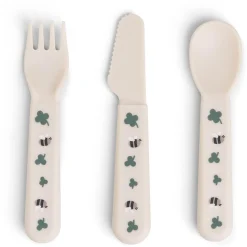 Done by Deer bestekset Tiny Farm beige