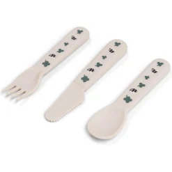 Done by Deer bestekset Tiny Farm beige