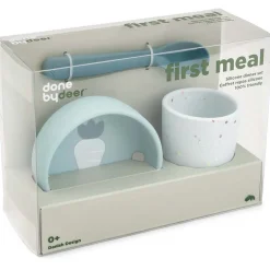 Done By Deer First Meal Eetset blauw