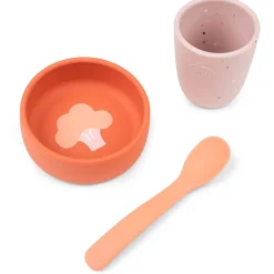 Done By Deer First Meal Eetset oranje