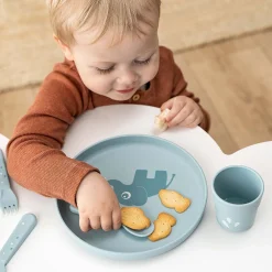 Done By Deer Foodie Bord blauw