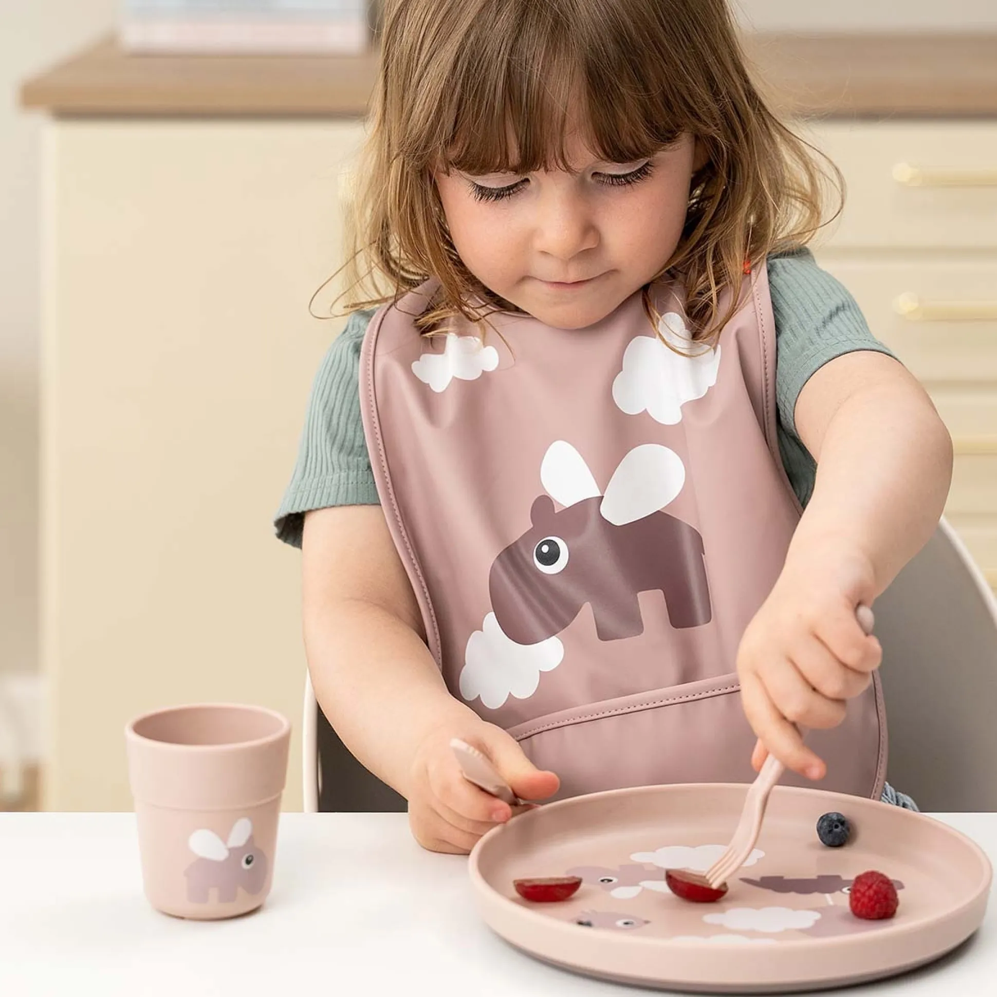 Done By Deer Foodie Bord roze