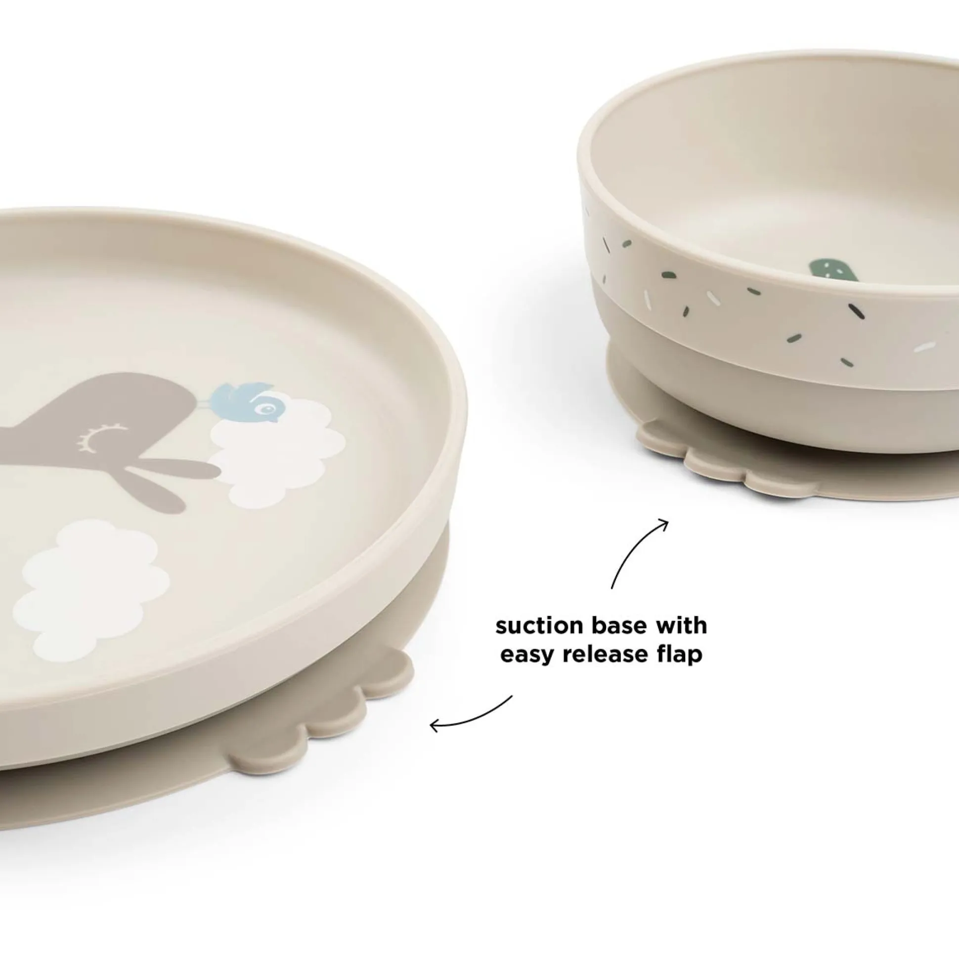 Done By Deer Foodie Eetset beige