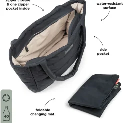 Done by Deer luiertas quilted Black