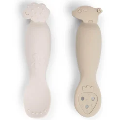 Done by Deer oefenlepels Tiny Farm beige