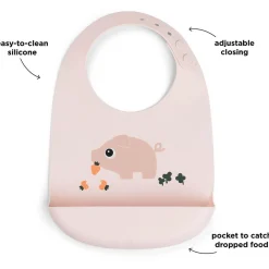 Done by Deer slab silliconen roze