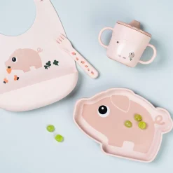 Done by Deer slab silliconen roze