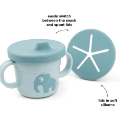 Done by Deer snack cup blauw