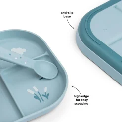 Done by Deer vakjes bord blauw