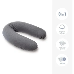 Doomoo Buddy voedingskussen antraciet