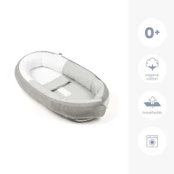 Doomoo cocoon babynestje Lightgrey