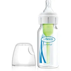 Dr. Brown's Options+ Standaard halsfles 120ml wit