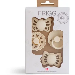 Frigg baby's eeste fopspeen 4-pack Ecru