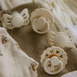 Frigg baby's eeste fopspeen 4-pack Ecru