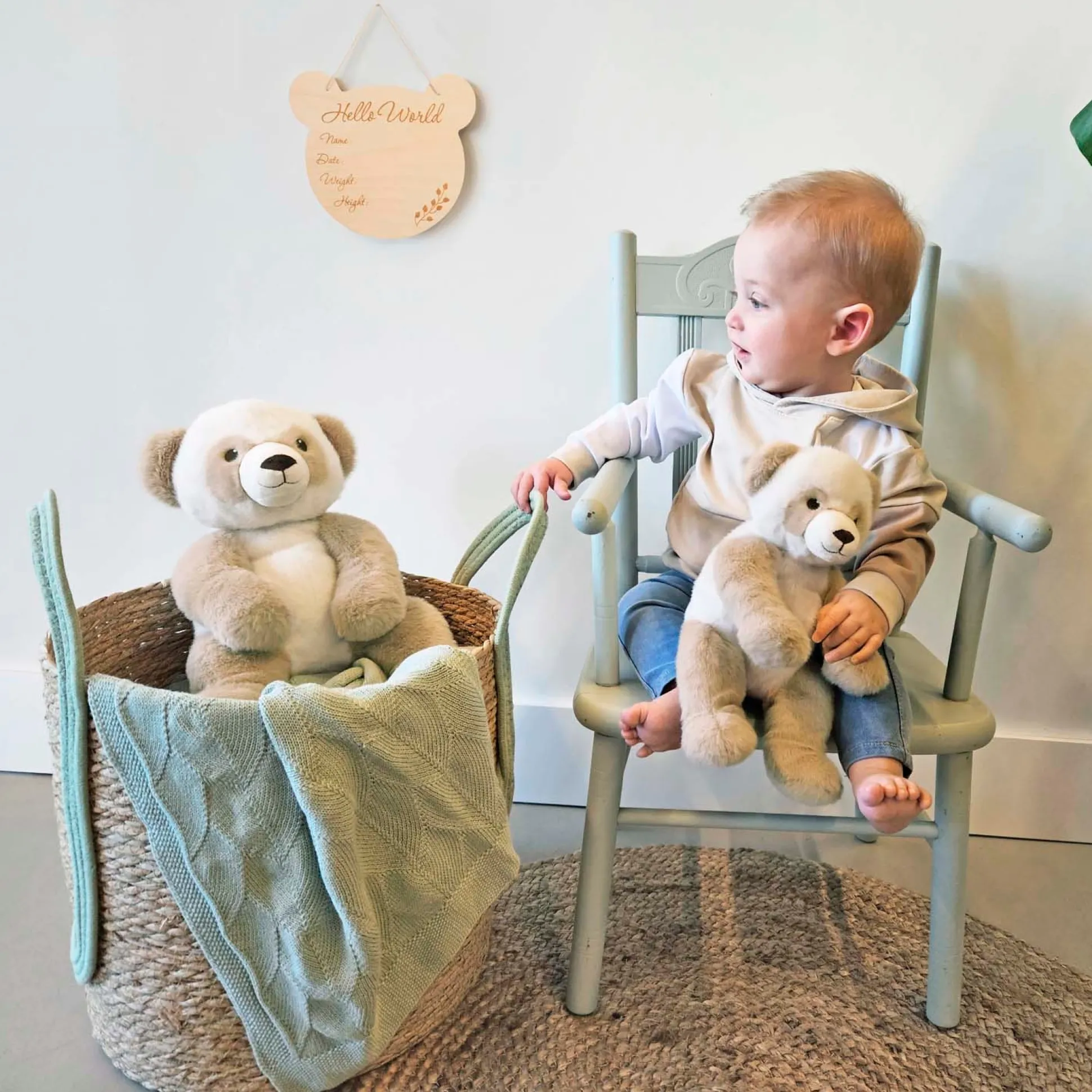 Happy Horse Knuffel Panda Pinto 28cm Beigebrown