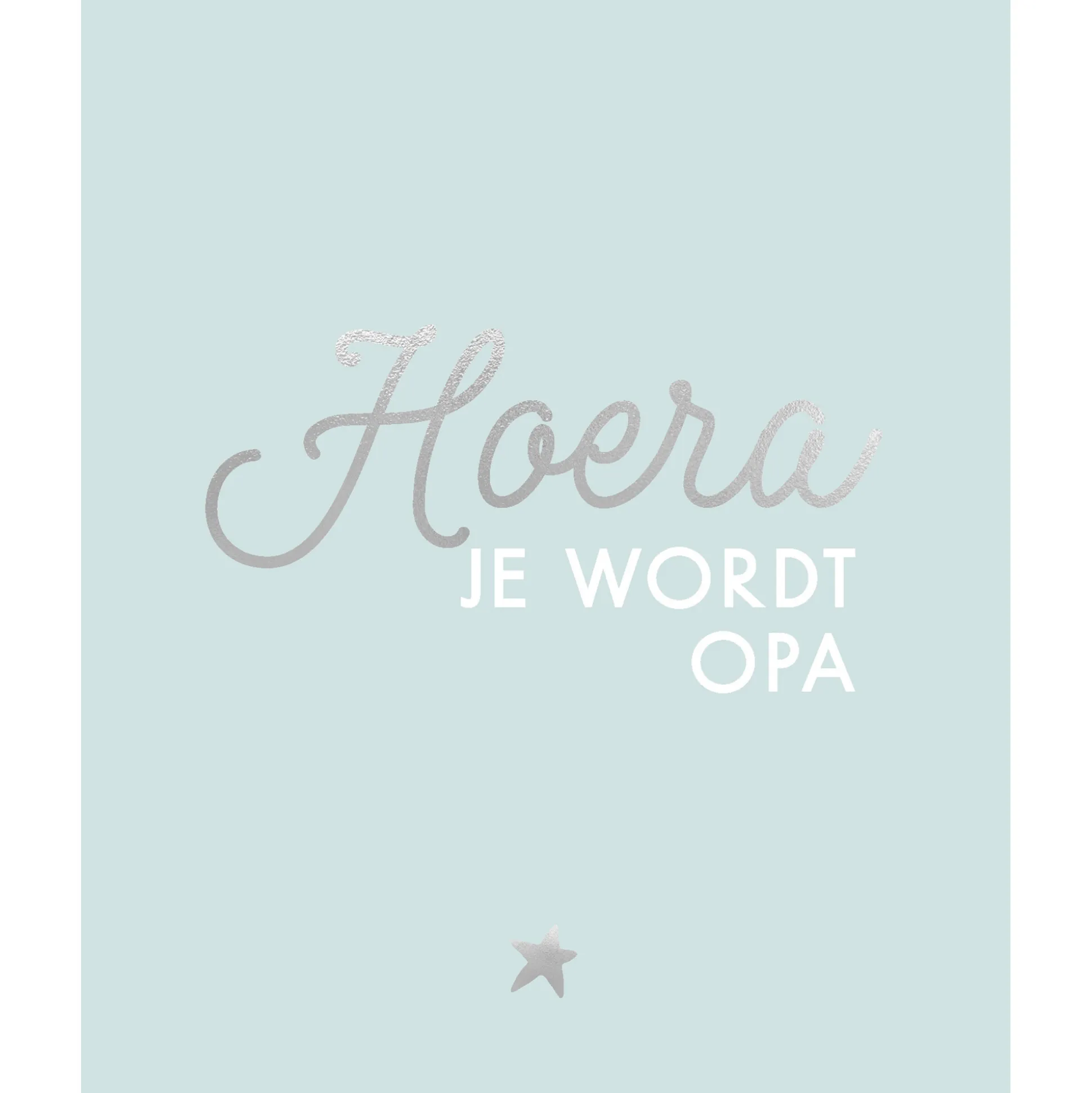 Hoera, je wordt Opa Blue