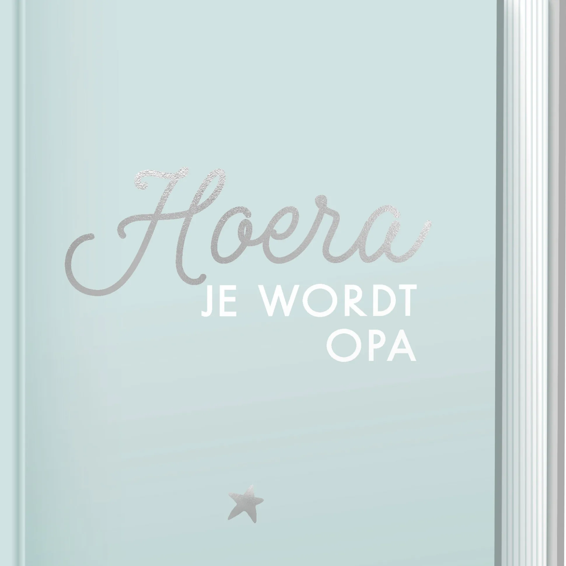 Hoera, je wordt Opa Blue