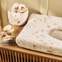 Jollein aankleedkussenhoes Tiny Park wit