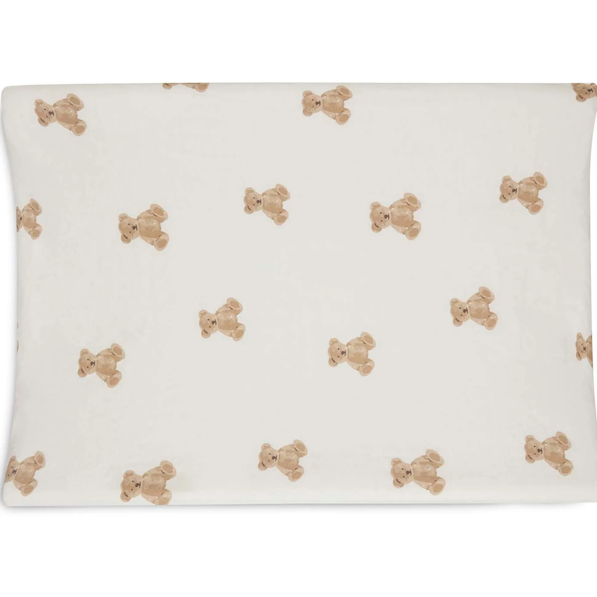 Jollein aankleedkussenhoes beer wit